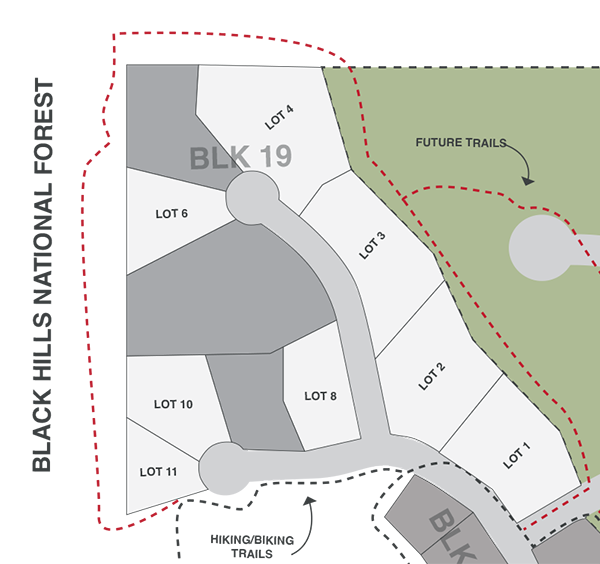 The Meadow Estates Neighborhood Map | Black Hills, SD
